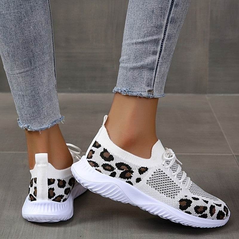 Women's Casual Sports Single-layer Shoes Flat Bottom Comfort Mesh - Mubimart