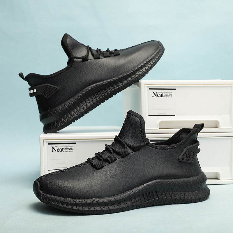 Sports Casual Leather Shoes Men - Mubimart