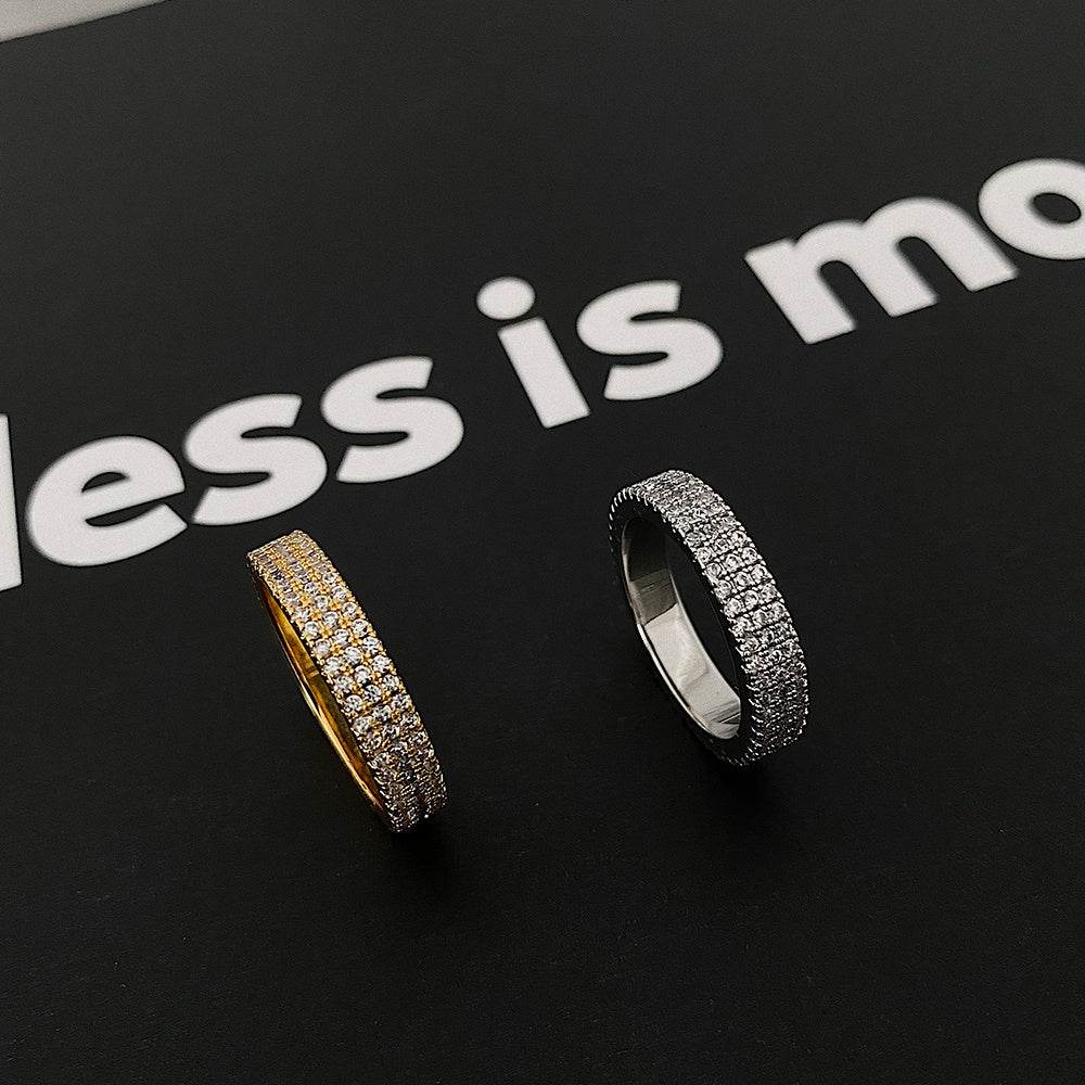 Cuban Diamond Fashion Ring For Men - Mubimart