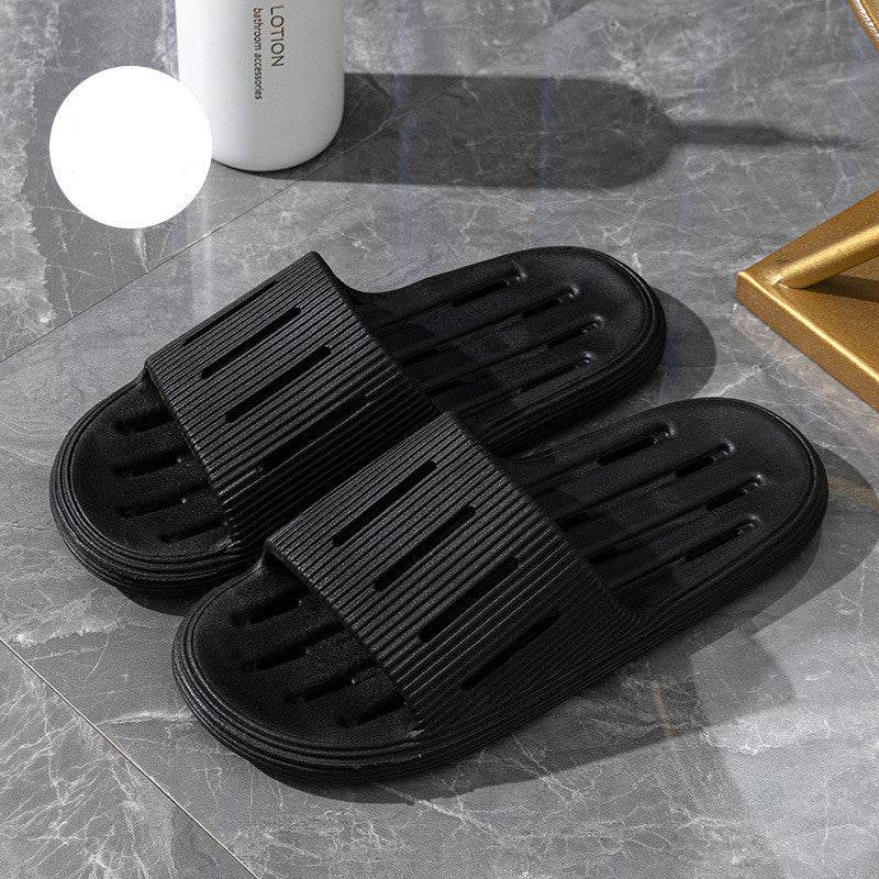 Summer Home Slippers With Hollow Sole Design Non-slip Floor Bathroom Slipper For Women Men's House Shoes - Mubimart