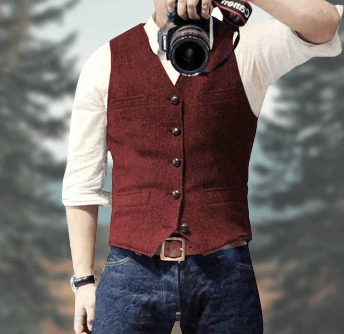 Suit Vest Best Man Wedding - Mubimart