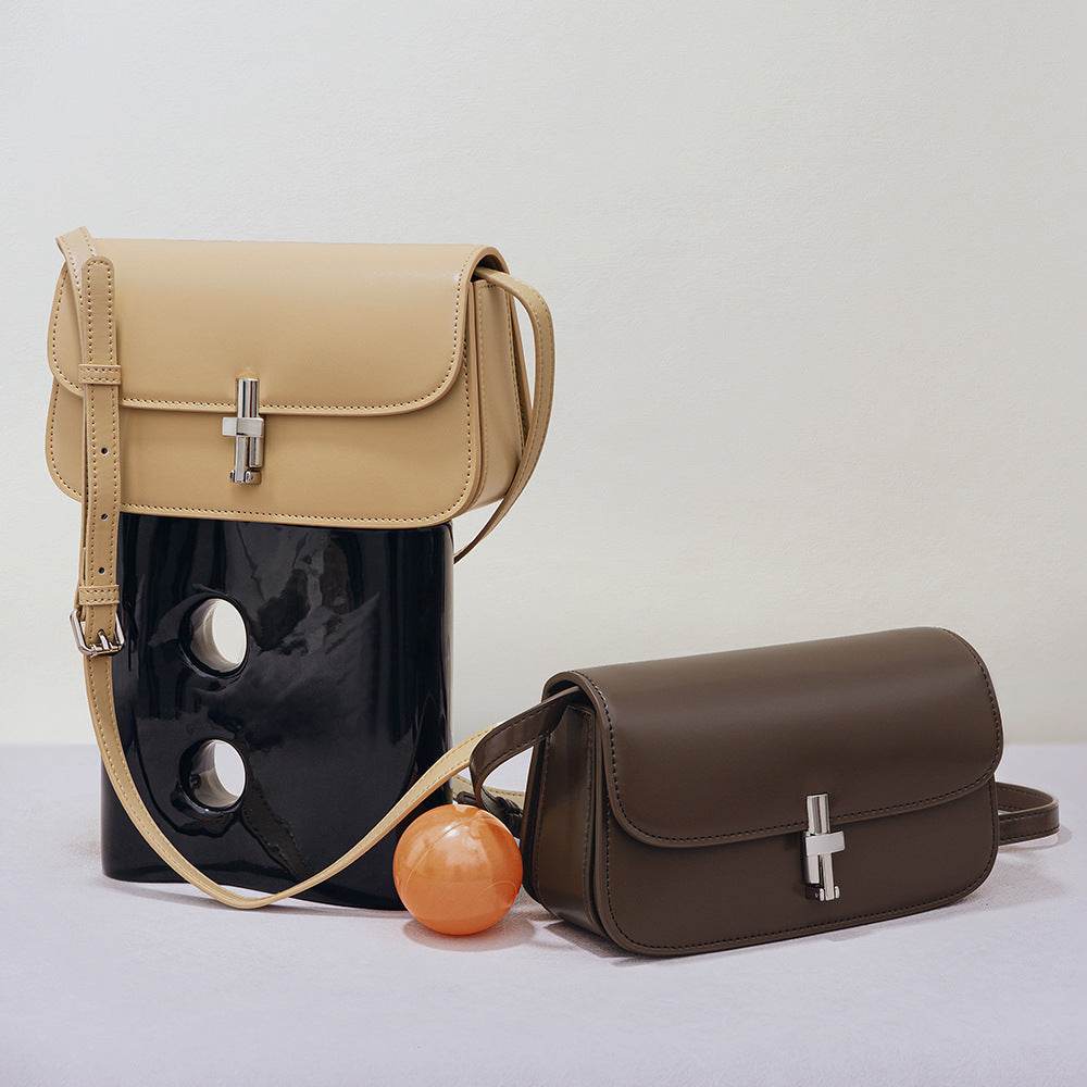 All-matching Genuine Leather Crossbody Bag For Women - Mubimart