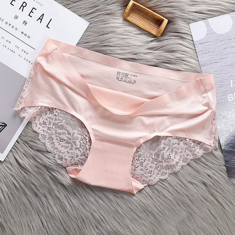 Lace Briefs Summer Air-Permeable Hip-Lifting Briefs Women - Mubimart