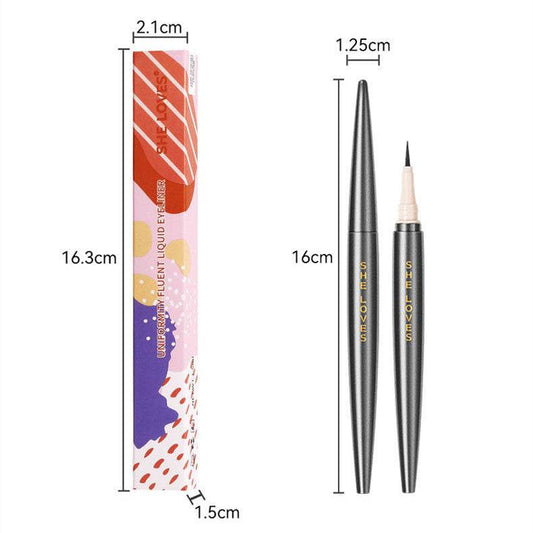 Liquid Eyeliner Pencil In Black Brown Extra Fine Lower Lashes - Mubimart