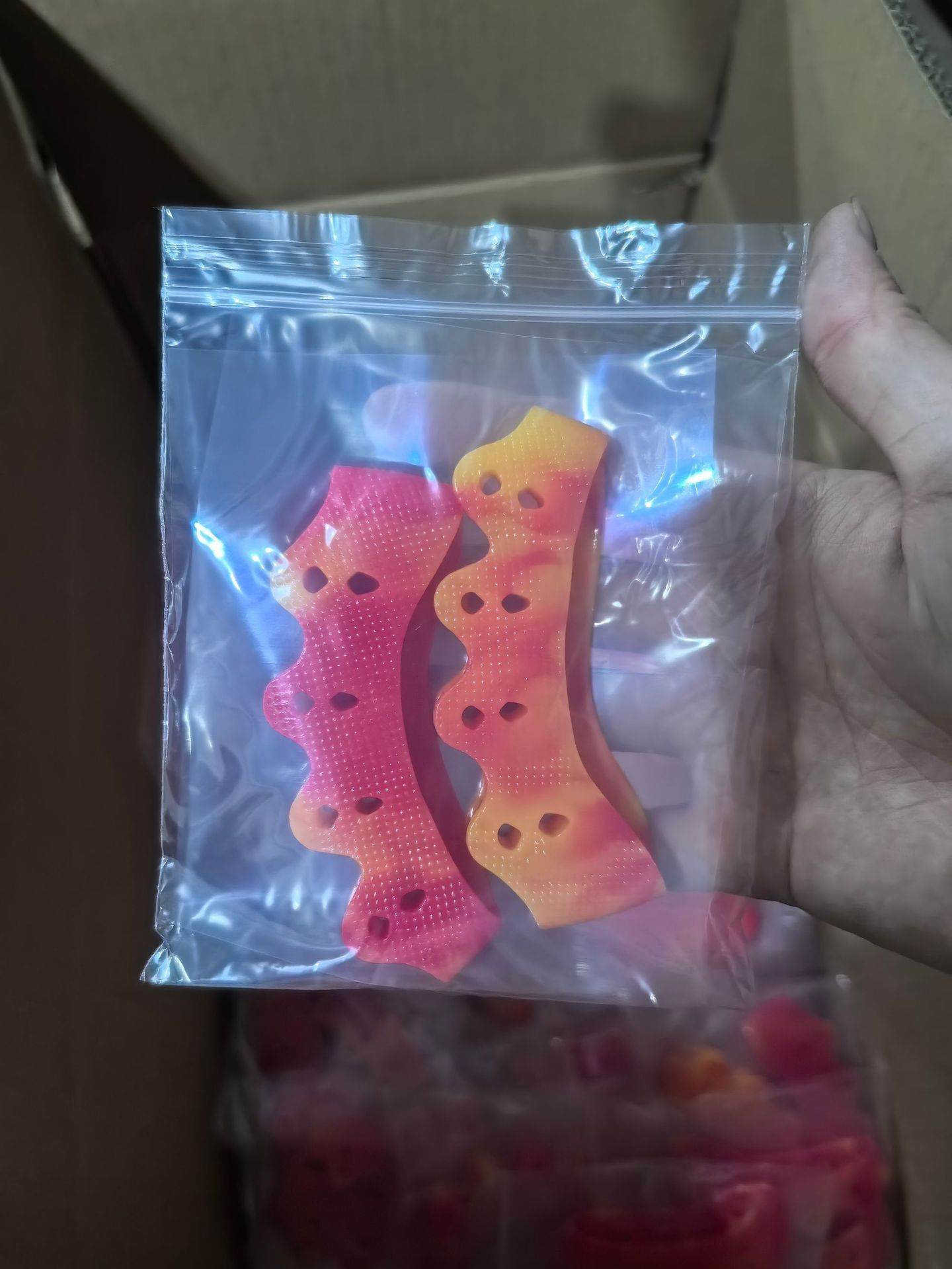 Men's And Women's Flip-out Five-toe Silicone Brace Toe Separator - Mubimart