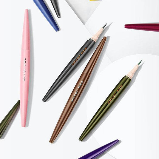 Liquid Eyeliner Pencil In Black Brown Extra Fine Lower Lashes - Mubimart