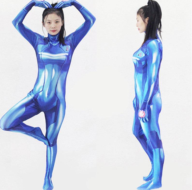 Women 3d Digital Printing Cosplay Bodysuit - Mubimart