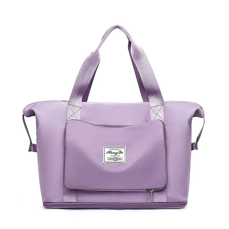 Foldable Large Capacity Women Gym Bags Shoulder Bag Women Training Travel Handle Handbag Yoga Sport Crossbody Tote Bag Women - Mubimart
