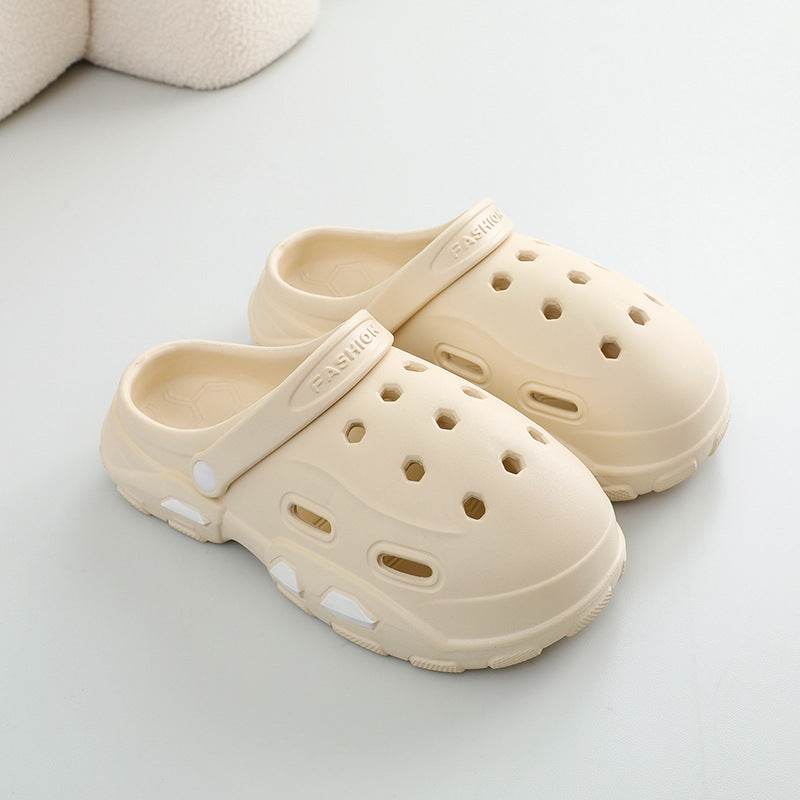 Clogs Shoes Summer Thick Bottom Sandals Outdoor Garden Shoes - Mubimart