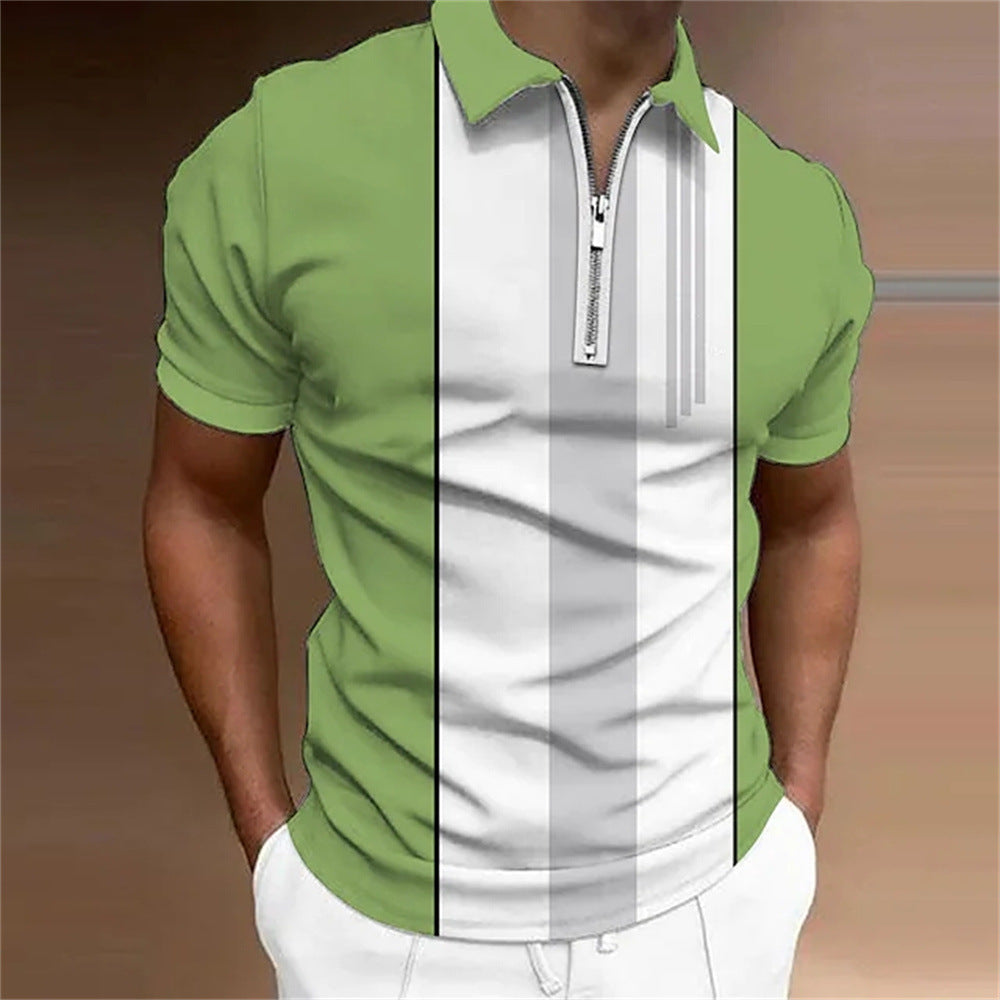 Men's 3D Printed Polo Shirt