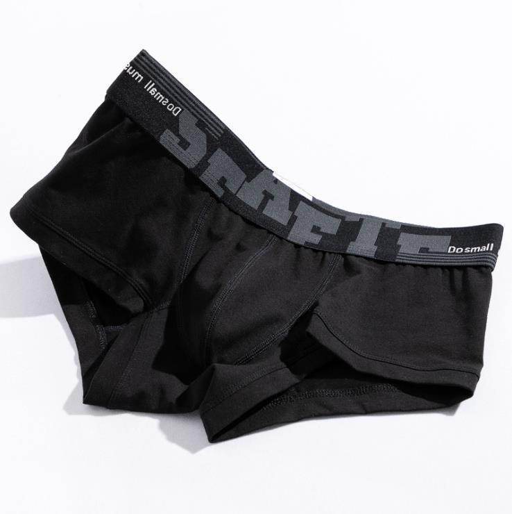 Men's Boxers Cotton Low Waist - Mubimart