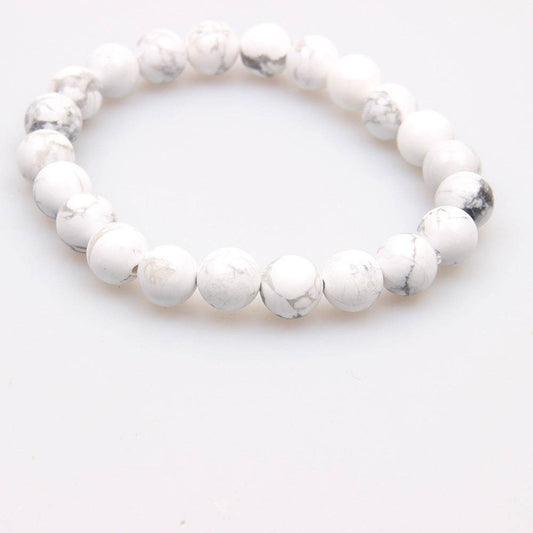 Handmade Crystal Gemstone Elastic Bracelet Energy - Mubimart
