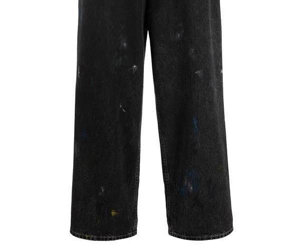 Splash Ink Paint Spots Loose Cargo Pants Men And Women - Mubimart
