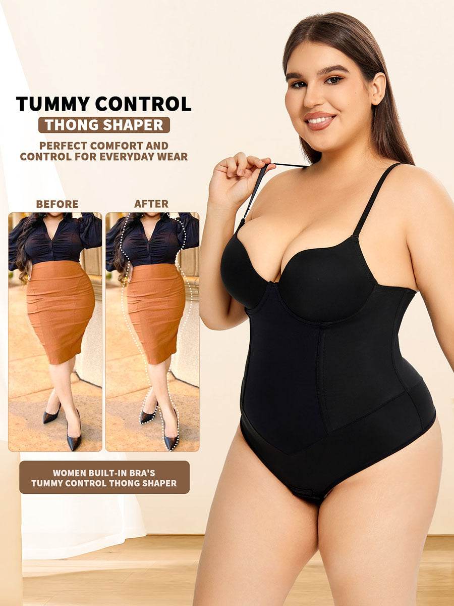Shapewear Bodysuit Tummy Control Slim Body Shaper - Mubimart