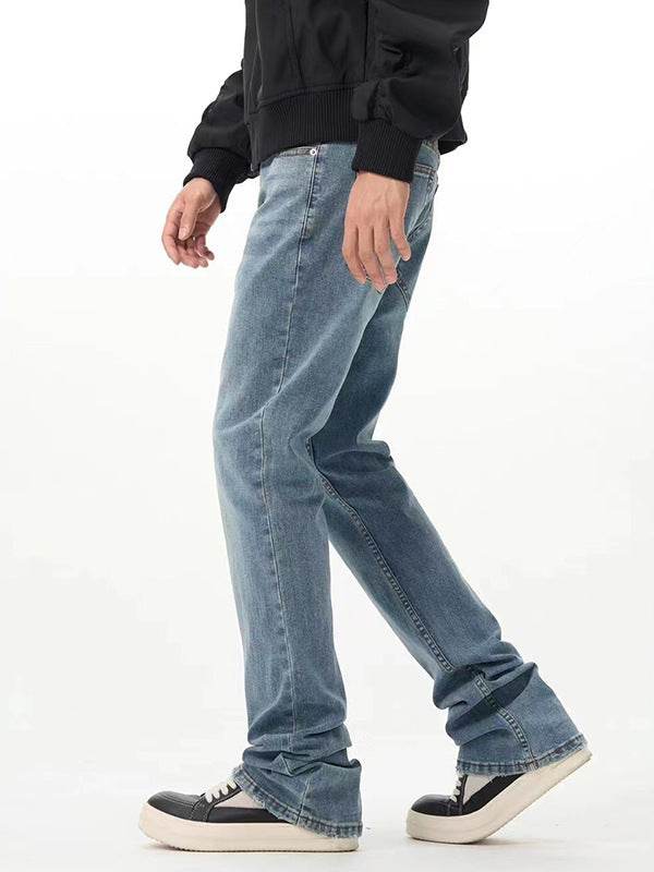 Fashion Personality Straight Fit Jeans Men - Mubimart
