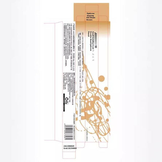 Small Gold Chopsticks Ultra-fine Eyebrow Pencil Discoloration Resistant Natural Ultra-fine - Mubimart