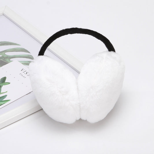 Women's Fashion Solid Color Ear Protection Plush Earmuffs
