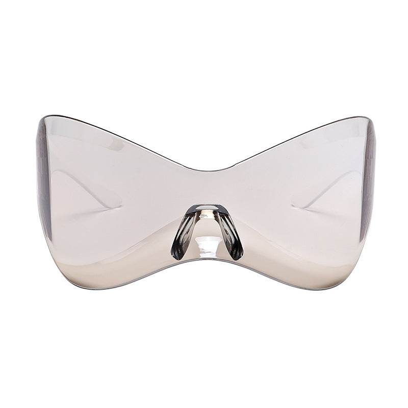 Mens Fashion Personality Mask Type Sunglasses - Mubimart