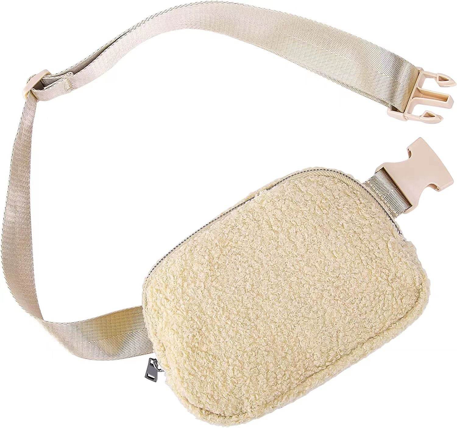 Plus Velvet Fanny Pack Sports Chest Crossbody Bag Outdoor Men's And Women's - Mubimart