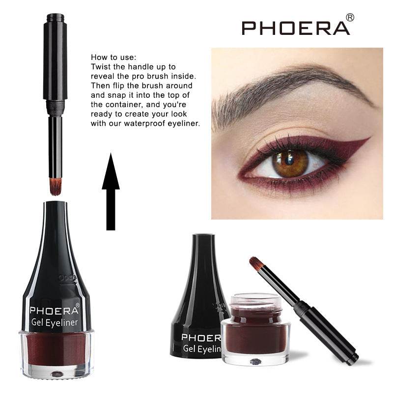 PHOERA Ten Color Eyeliner Eyeliner - Mubimart