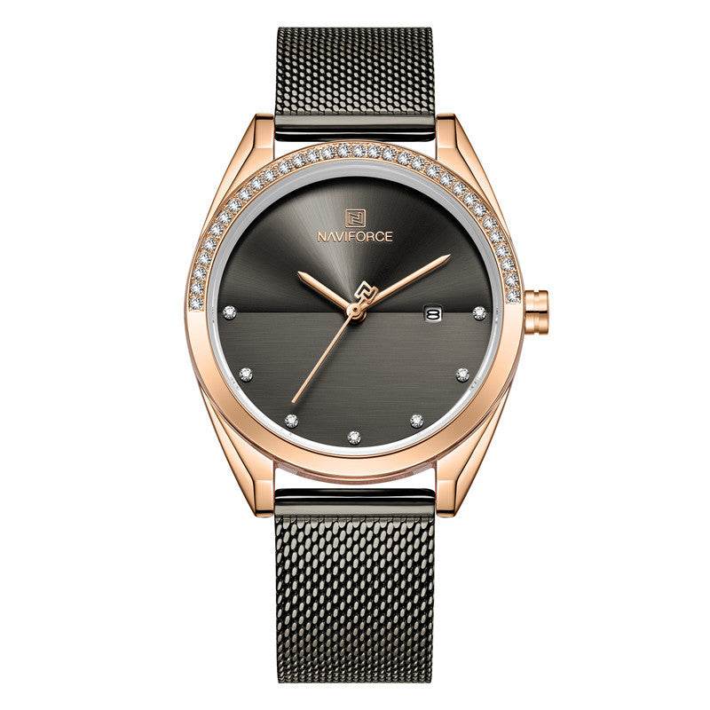 Waterproof Calendar Women Quartz Watch - Mubimart