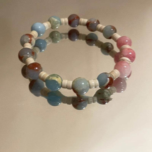 Beaded Bracelet For Women With A Retro And High-end Feel - Mubimart