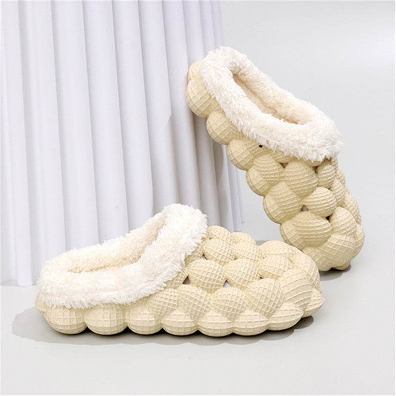 New Winter Anti-skid Cotton Slipper Indoor For Women - Mubimart