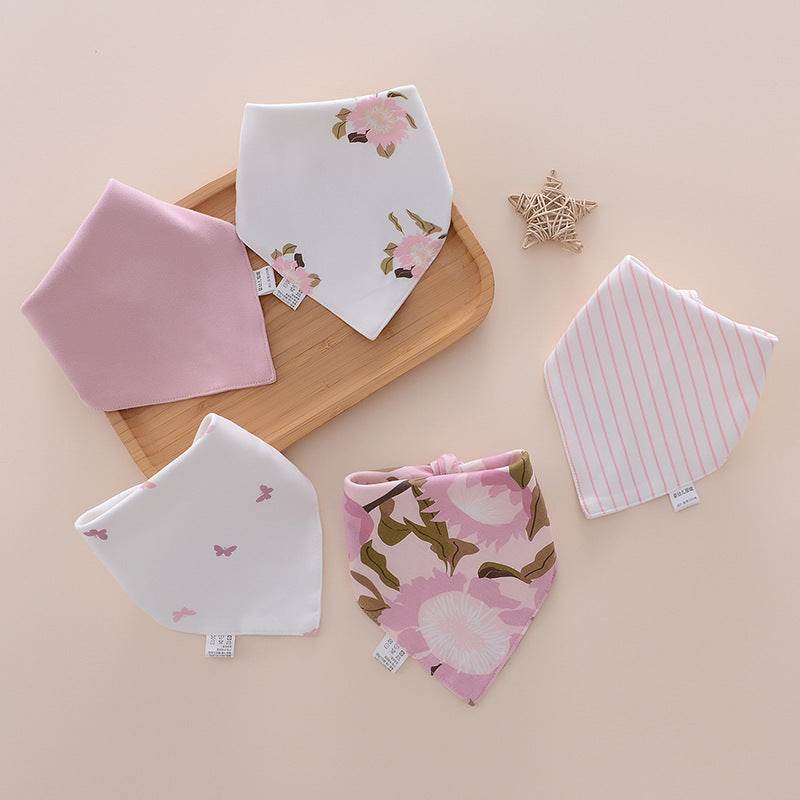 Cotton Bib Children Waterproof Bib Scarf Combination - Mubimart