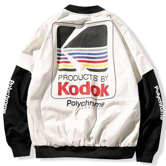 Fashion Casual Bomber Jacket Baseball Uniform - Mubimart