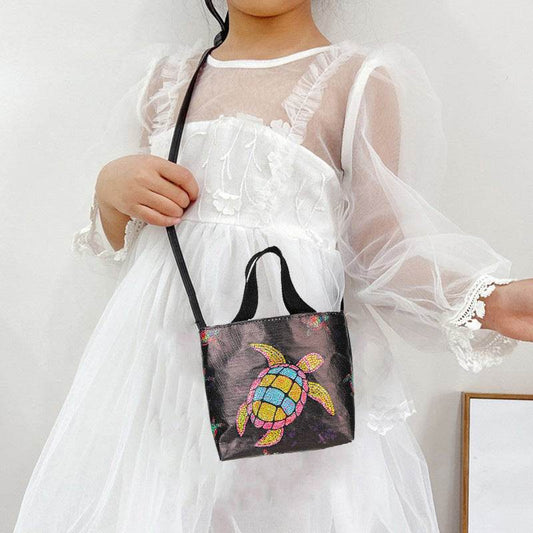 DIY Crystal Diamond Painting Satchel Bag - Mubimart