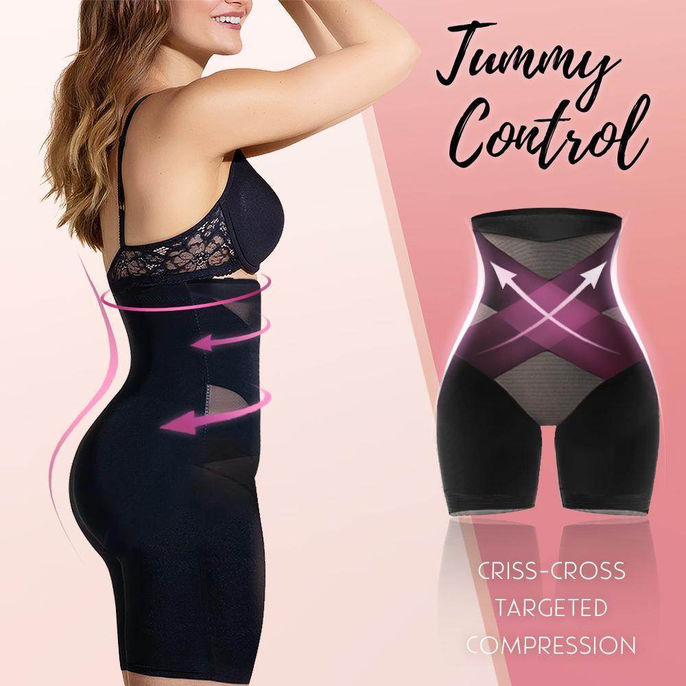 Women's Polyester High Waist Shaper Pants - Mubimart