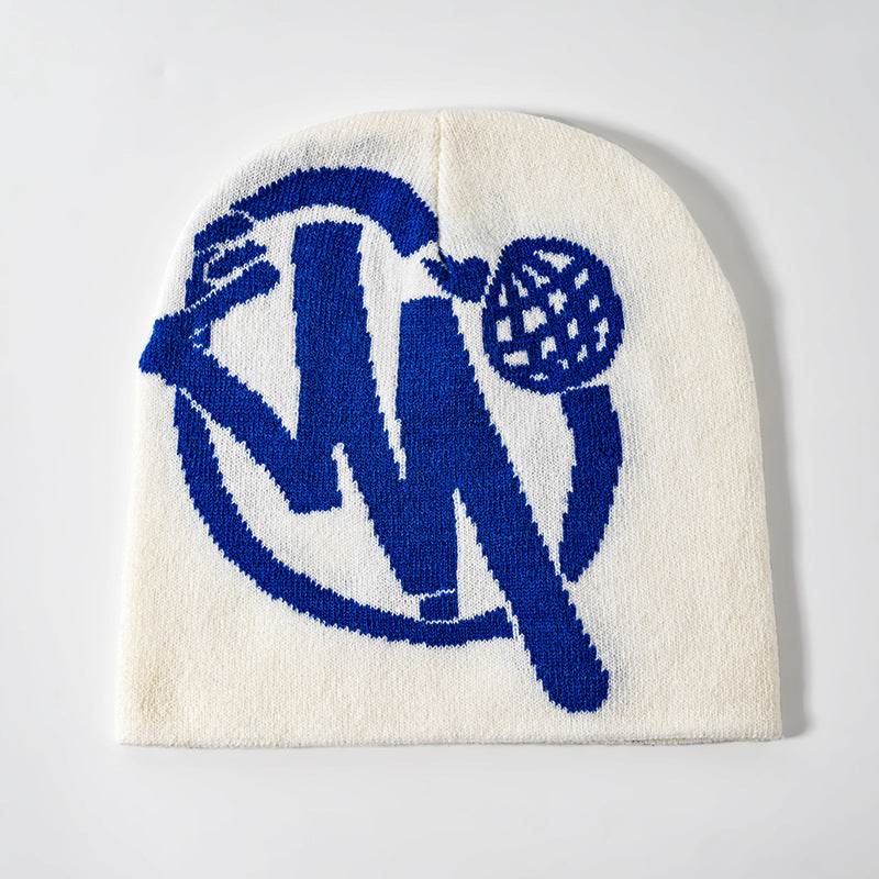 Cap Hip Hop Hat Double Layer Knitted Hat - Mubimart