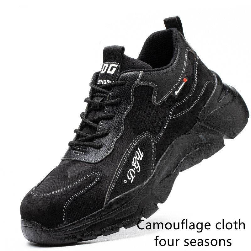 Men's Safety Shoes Anti-smashing And Anti-piercing Steel Toe - Mubimart