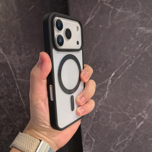 Non-yellow Phone Case Transparent Magnetic Ultra-thin Drop-resistant Protective Cover