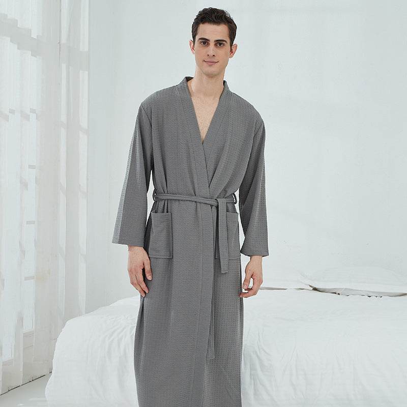 Couple Robes Sleepwear Women Men Loungewear Bathrobe - Mubimart