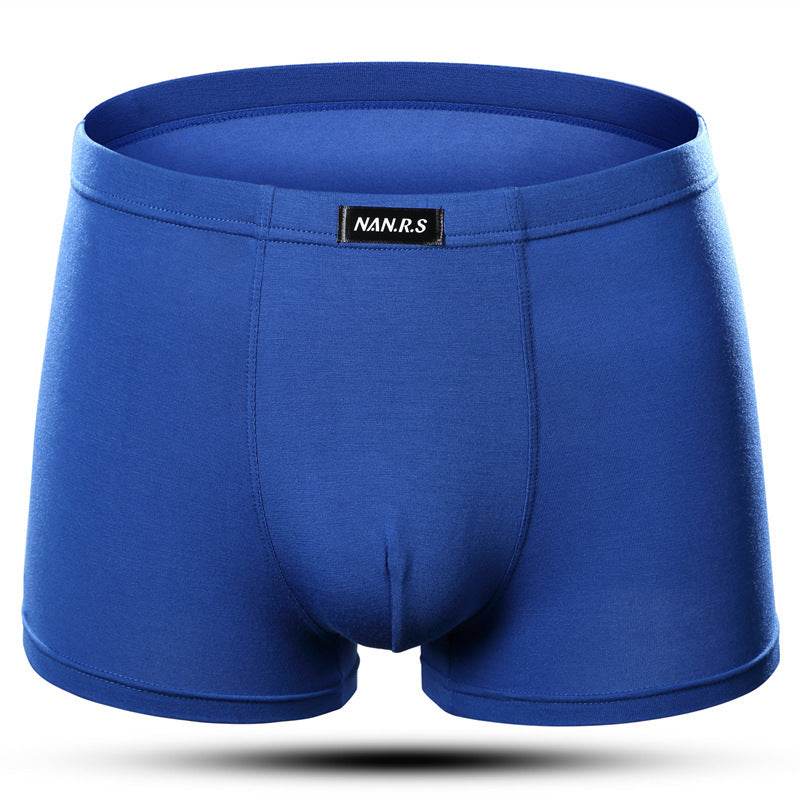 Men's Boxers Mid-waist Modal Boxers Youth Short Underpants - Mubimart