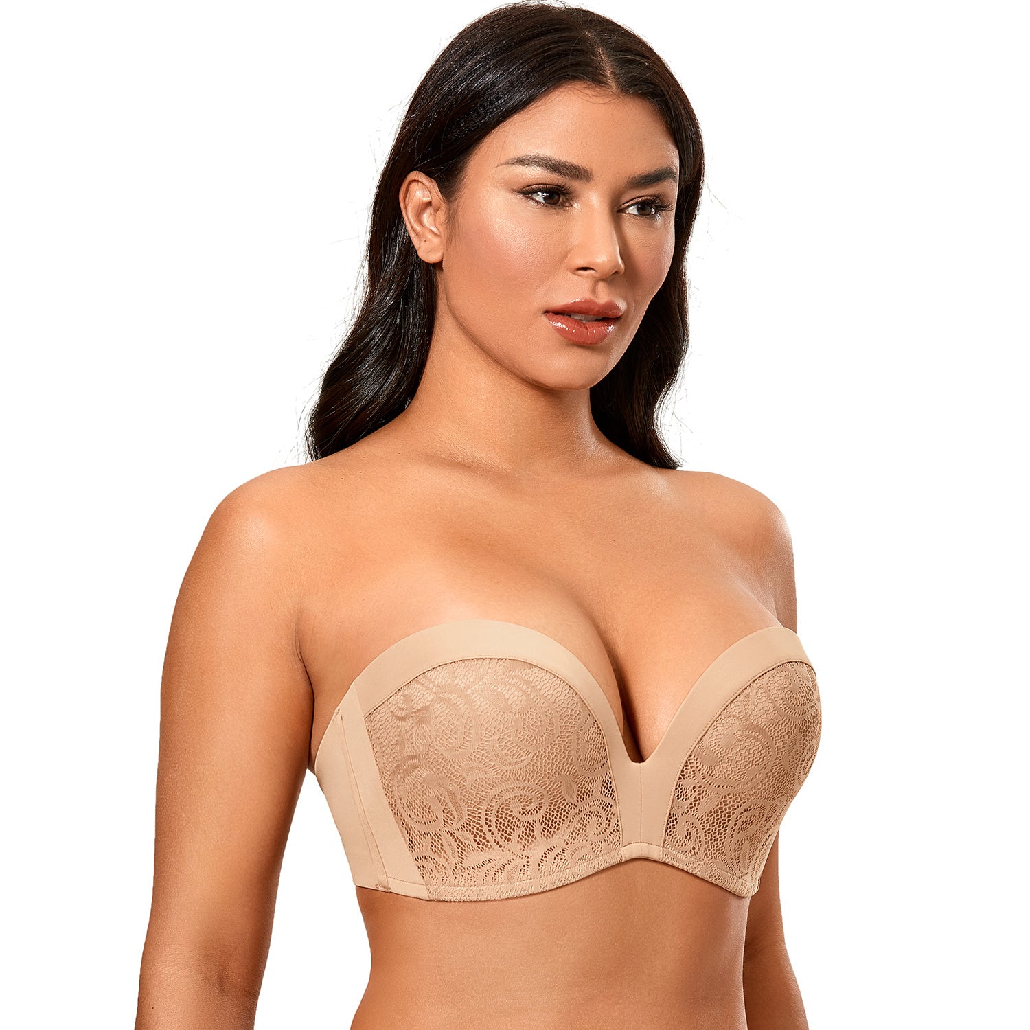 Strapless Non-slip Thin Tube Top Bra Invisible - Mubimart -  