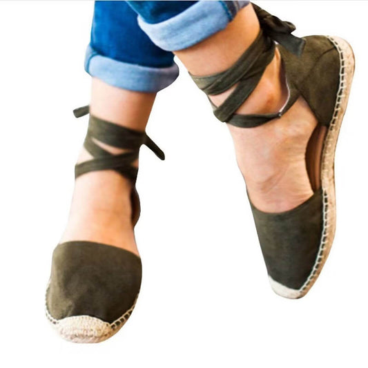 Casual Sandals Flat Strap Women's Sandals - Mubimart