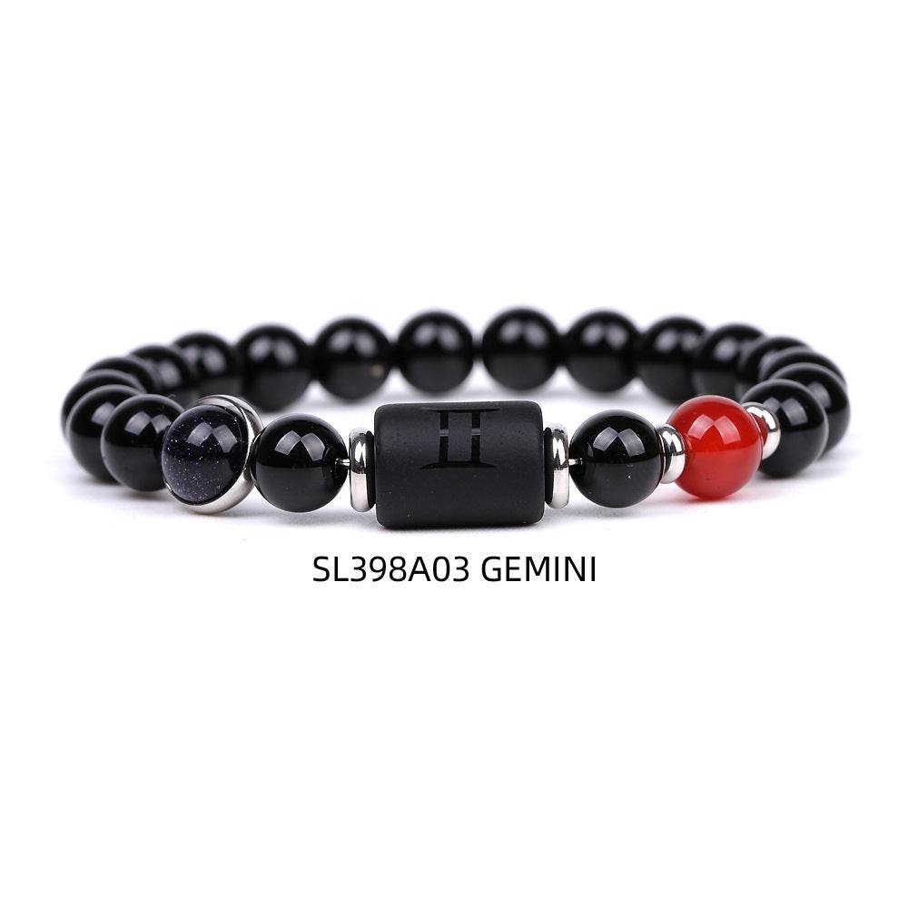Fashion Twelve Constellations Bracelets Men - Mubimart