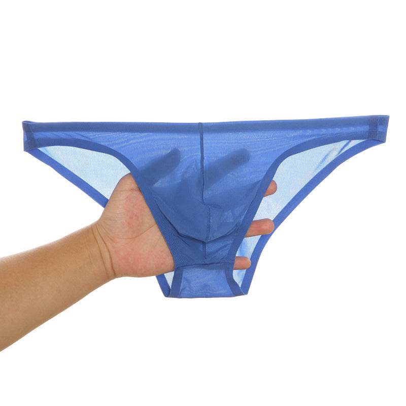 Seamless Men Briefs Ice Silk Underwear - Mubimart