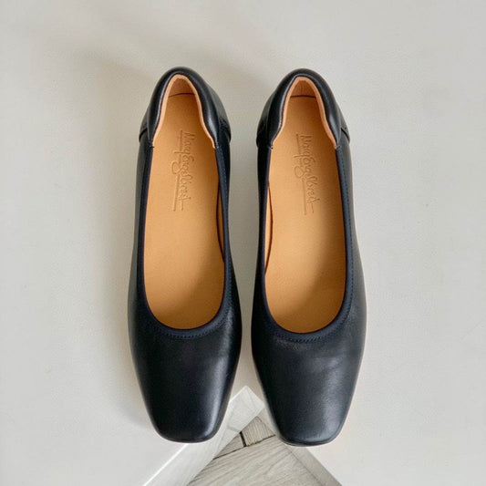 Square Head Commuting Soft Bottom Comfortable Pumps - Mubimart