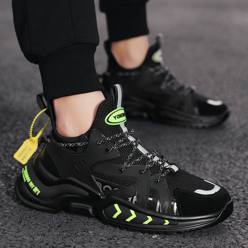 Fashion Sneakers High Top Sport Running Athletic Tennis Walking Shoes Men - Mubimart