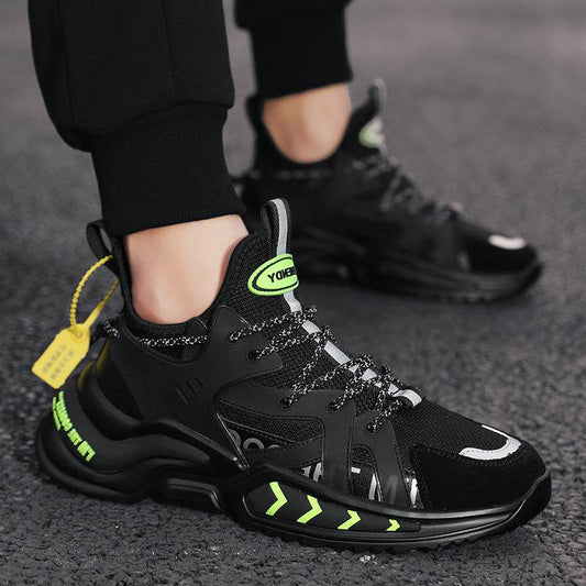 Fashion Sneakers High Top Sport Running Athletic Tennis Walking Shoes Men - Mubimart