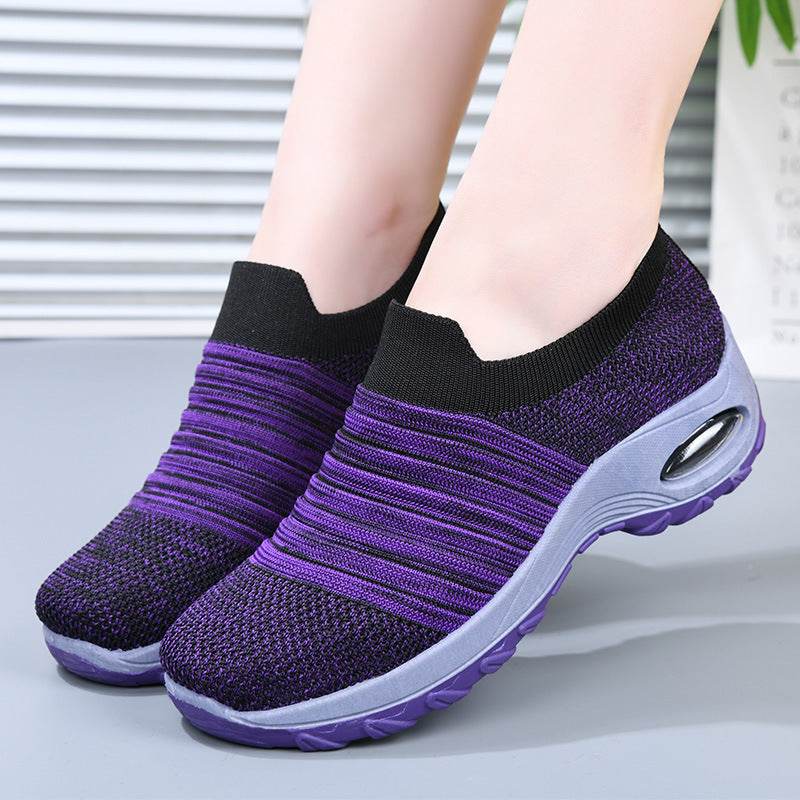 Women's Sneaker Fashion Slip-on Plus Size Women's Shoes - Mubimart