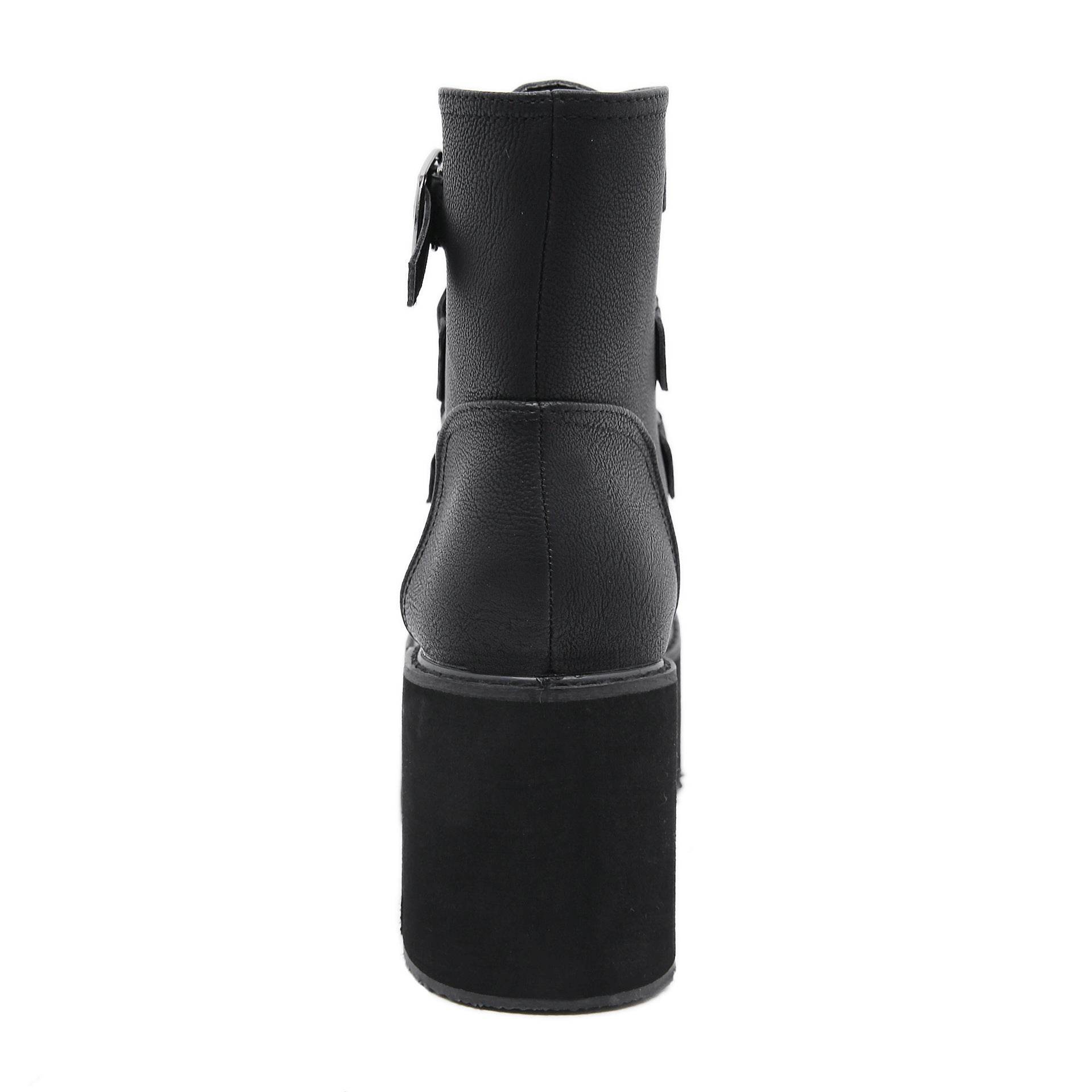 Women's Boots Amazon Thick Bottom Hot Chunky Heel High Heel Booties - Mubimart