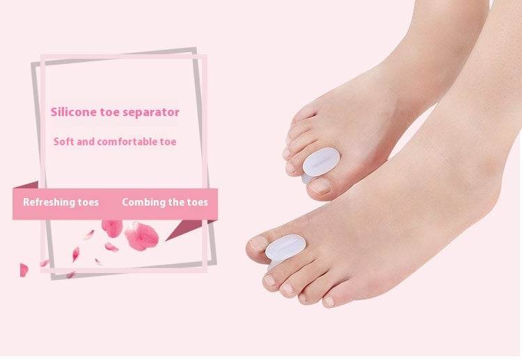 Toe Separator Made Of Silica Gel Female Bracket - Mubimart