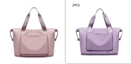 Foldable Large Capacity Women Gym Bags Shoulder Bag Women Training Travel Handle Handbag Yoga Sport Crossbody Tote Bag Women - Mubimart