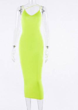 Spring Camisole Dress Evening Gown - Mubimart