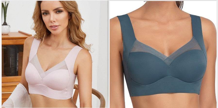 Plus Size Thin Bra Accessory Breast Push Up Bra - Mubimart