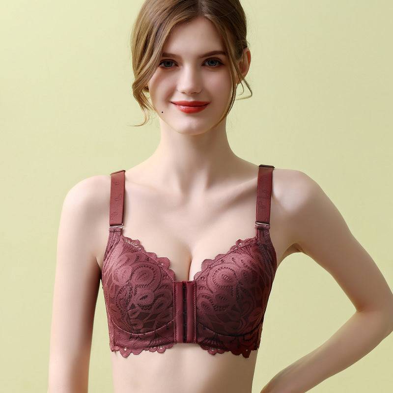 Lace Plus Size Thin Bra Comfortable Plus Size Underwear - Mubimart -  